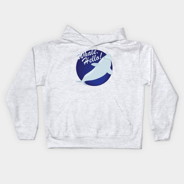 Whale Hello! Kids Hoodie by KneppDesigns